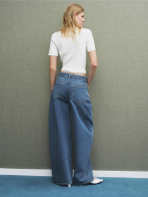 Широкие джинсы MANGO модель 17034788_TM Фото