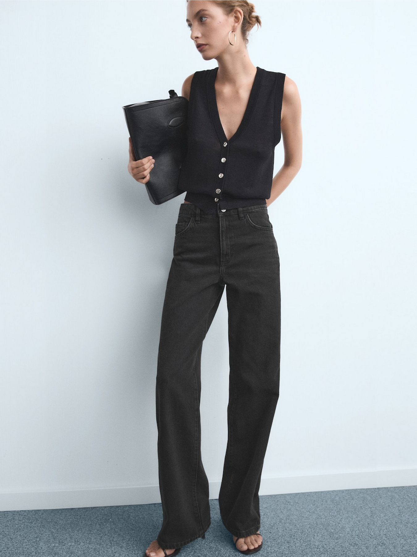 Прямые джинсы MANGO модель 17035798_TN Фото