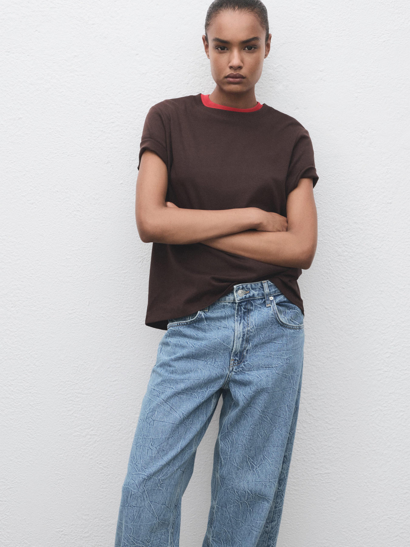 Прямые джинсы MANGO модель 17054137_TM Фото