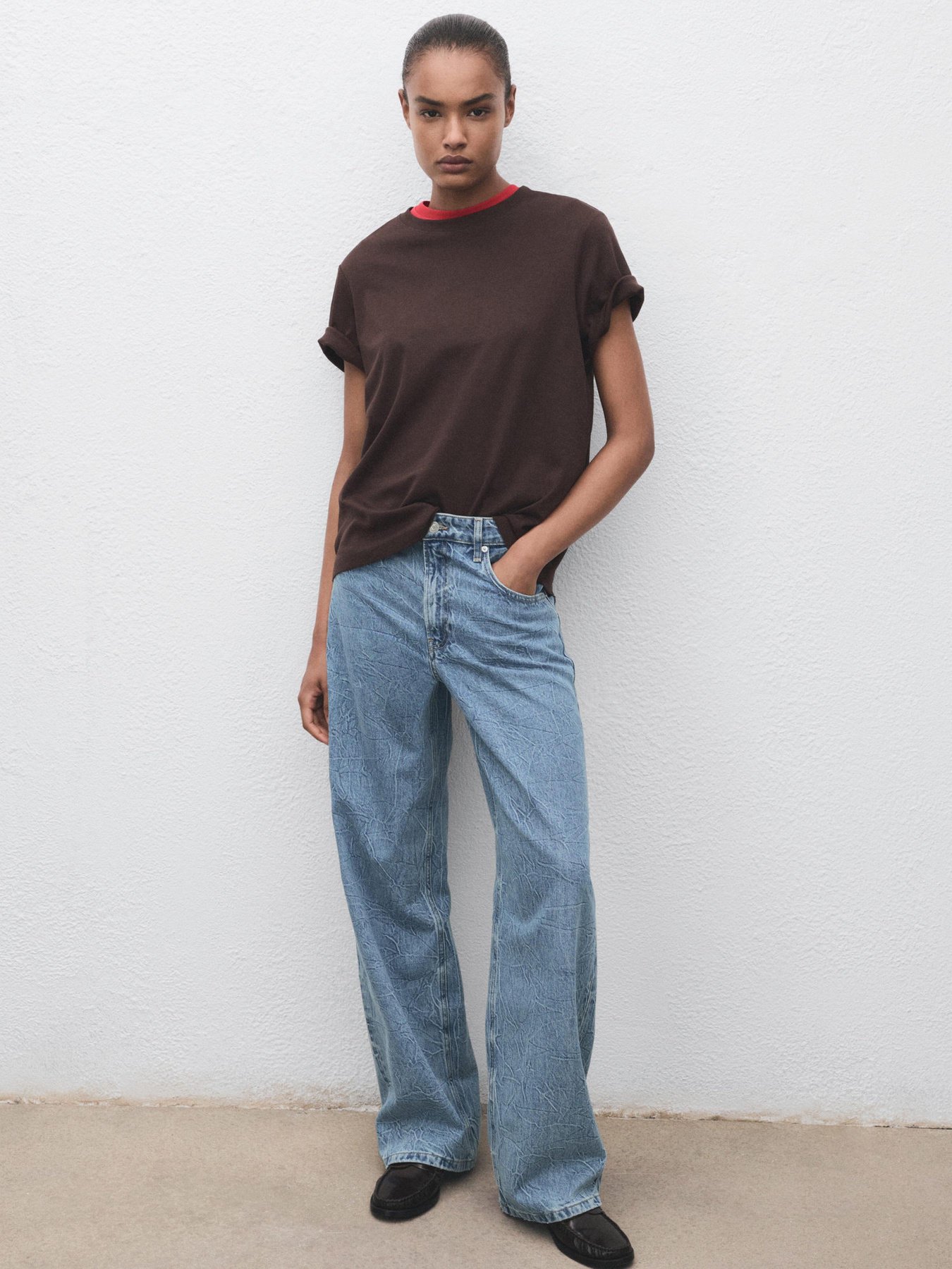 Прямые джинсы MANGO модель 17054137_TM Фото