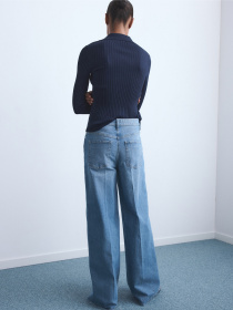 Широкие джинсы MANGO модель 17014101_TM Фото