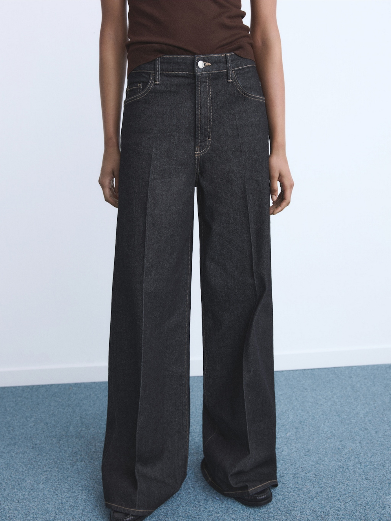 Широкі джинси MANGO модель 17034118_TS Широкі джинси MANGO модель 17034118_TS Фото