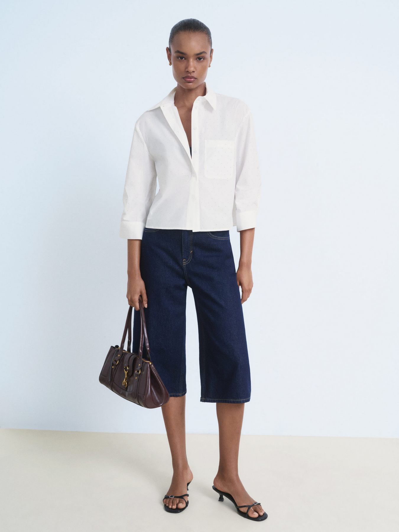 Рубашка повседневная MANGO модель 17092929_2 Фото