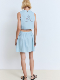 Юбка мини MANGO модель 17052538_50 Фото