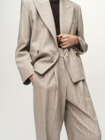 Классические штаны MANGO модель 17057140_92 Фото