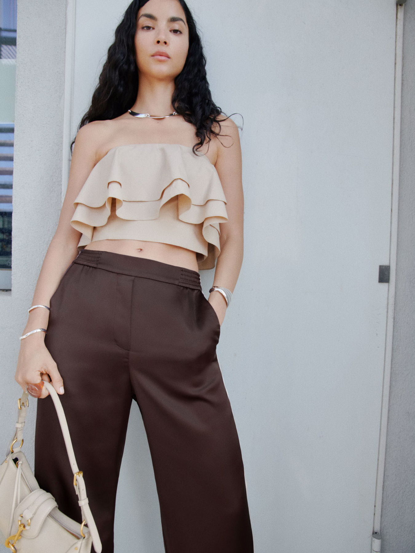 Штани повсякденні MANGO модель 17073330_66 Фото