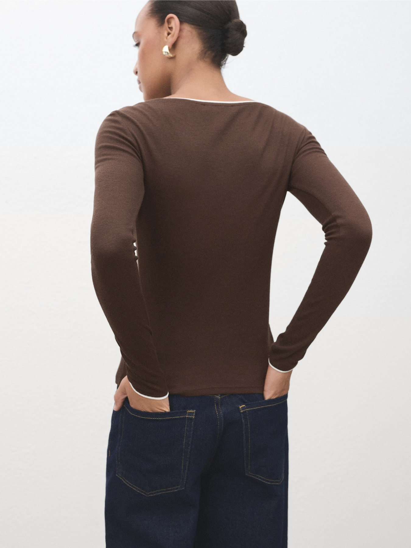 Лонгслів MANGO модель 17084094_30 Фото