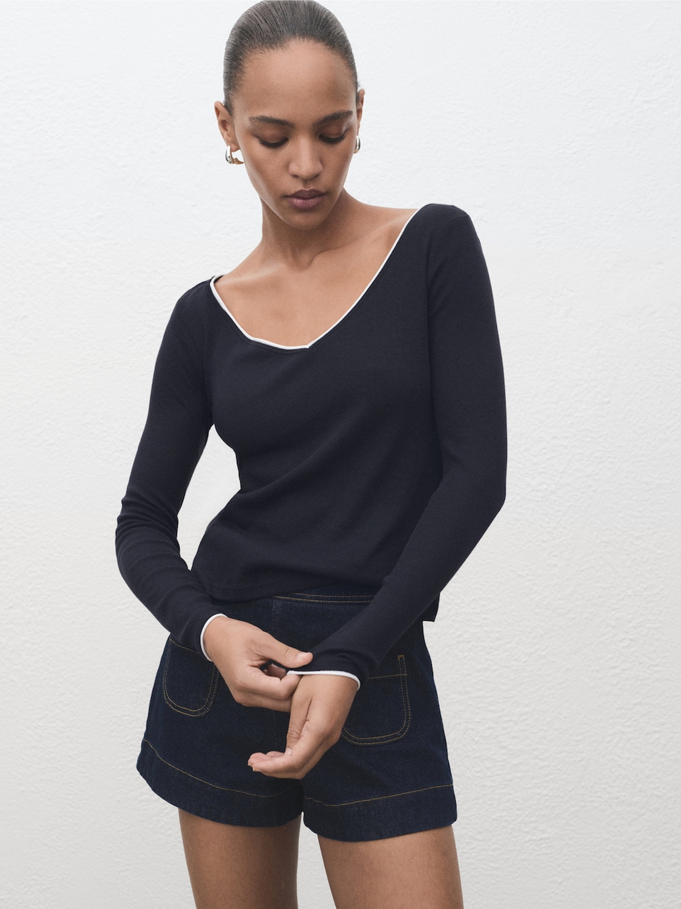 Лонгслив MANGO модель 17084094_56 Фото