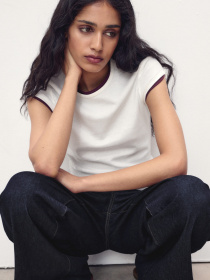 Футболка MANGO модель 17074095_1 Фото