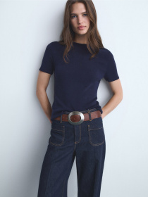 Широкие джинсы MANGO модель 17054117_TS Фото