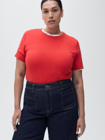 Широкие джинсы MANGO модель 17054117_TS Фото