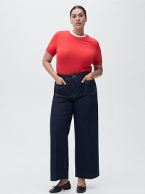 Широкі джинси MANGO модель 17054117_TS Фото