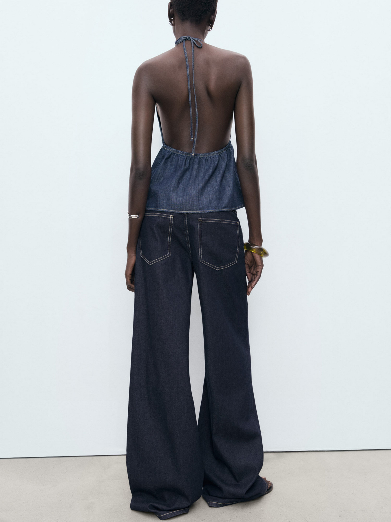 Широкие джинсы MANGO модель 17072901_TS Фото