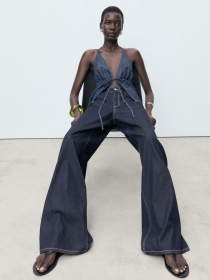 Широкие джинсы MANGO модель 17072901_TS Широкие джинсы MANGO модель 17072901_TS Фото