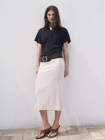 Поло MANGO модель 17014105_56 Фото