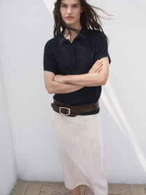 Поло MANGO модель 17014105_56 Фото