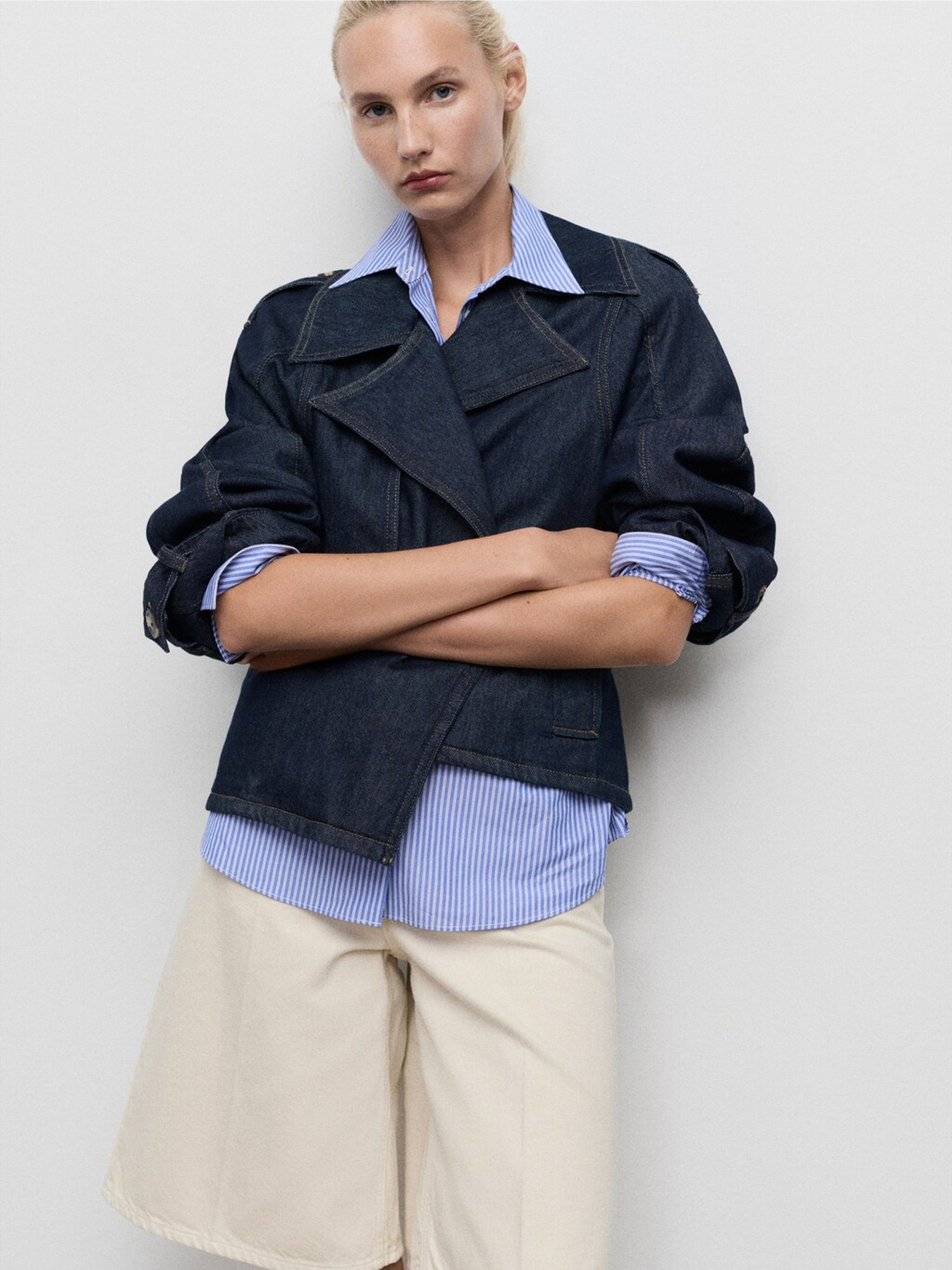 Джинсова куртка MANGO модель 17074118_TS Фото