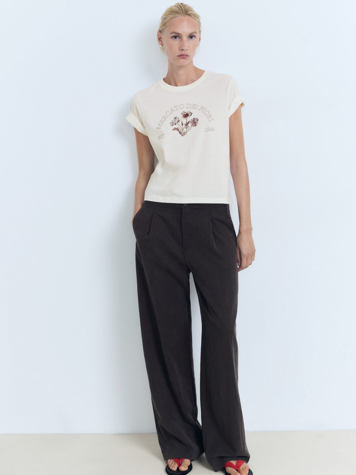 Футболка MANGO модель 17004101_2 Фото