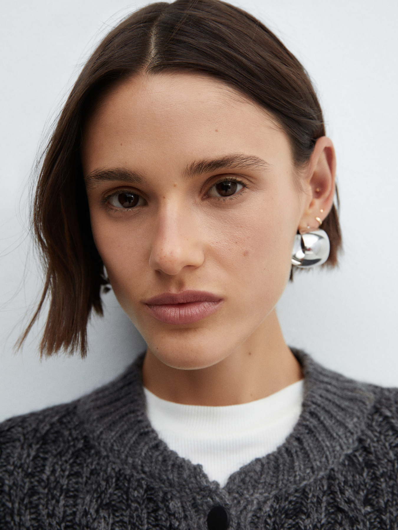 Кардиган MANGO Griz модель 67050480_96 Фото