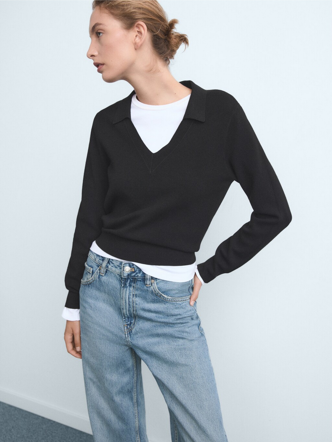 Прямые джинсы MANGO модель 17034103_TM Фото