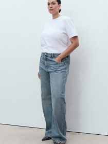 Прямые джинсы MANGO модель 17034103_TM Фото