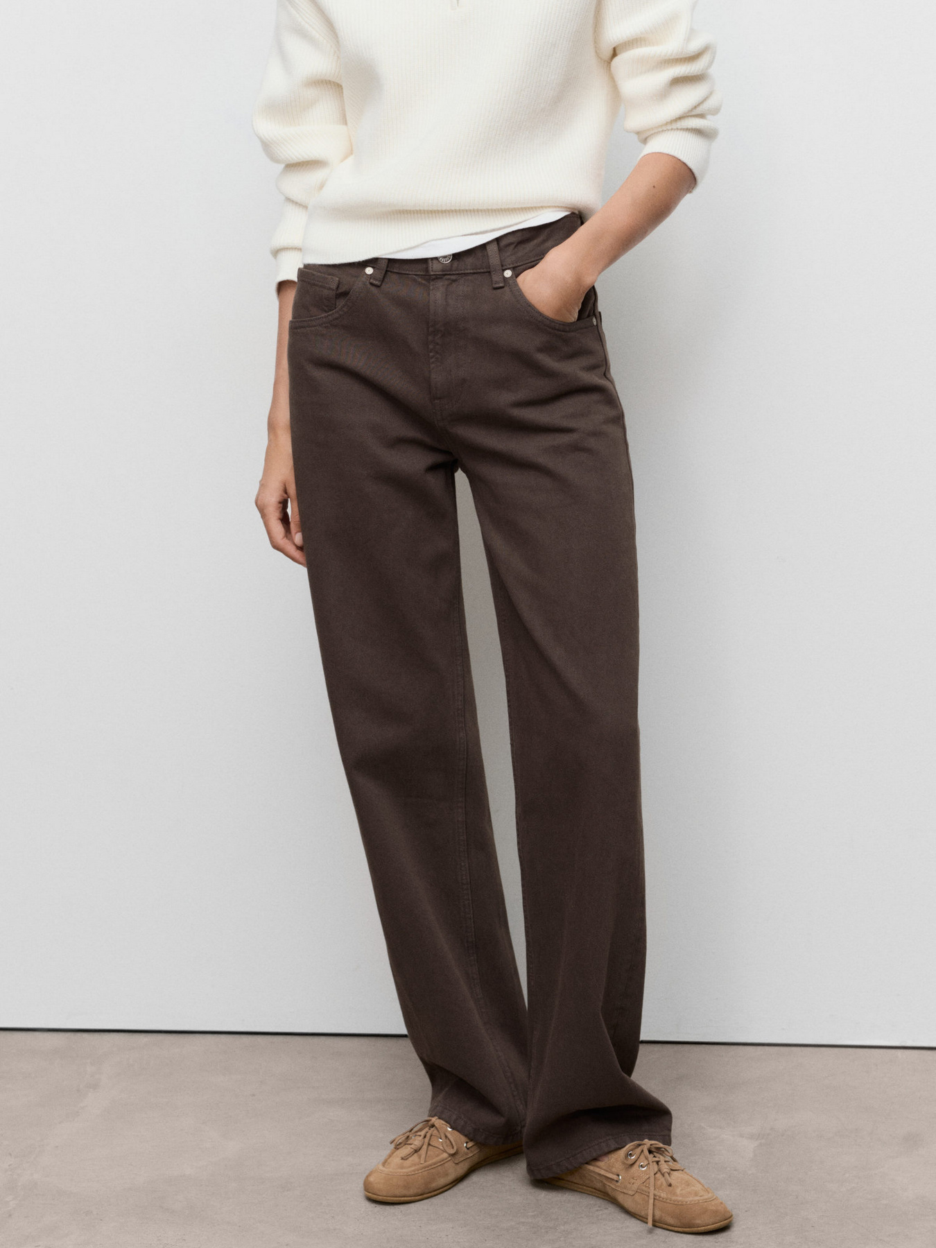 Прямые джинсы MANGO модель 17044782_32 Фото