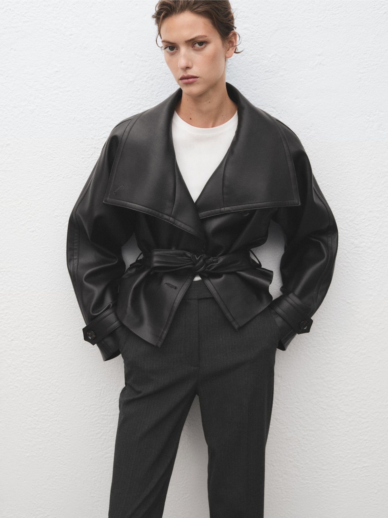 Класичні штани MANGO модель 17065799_92 Фото