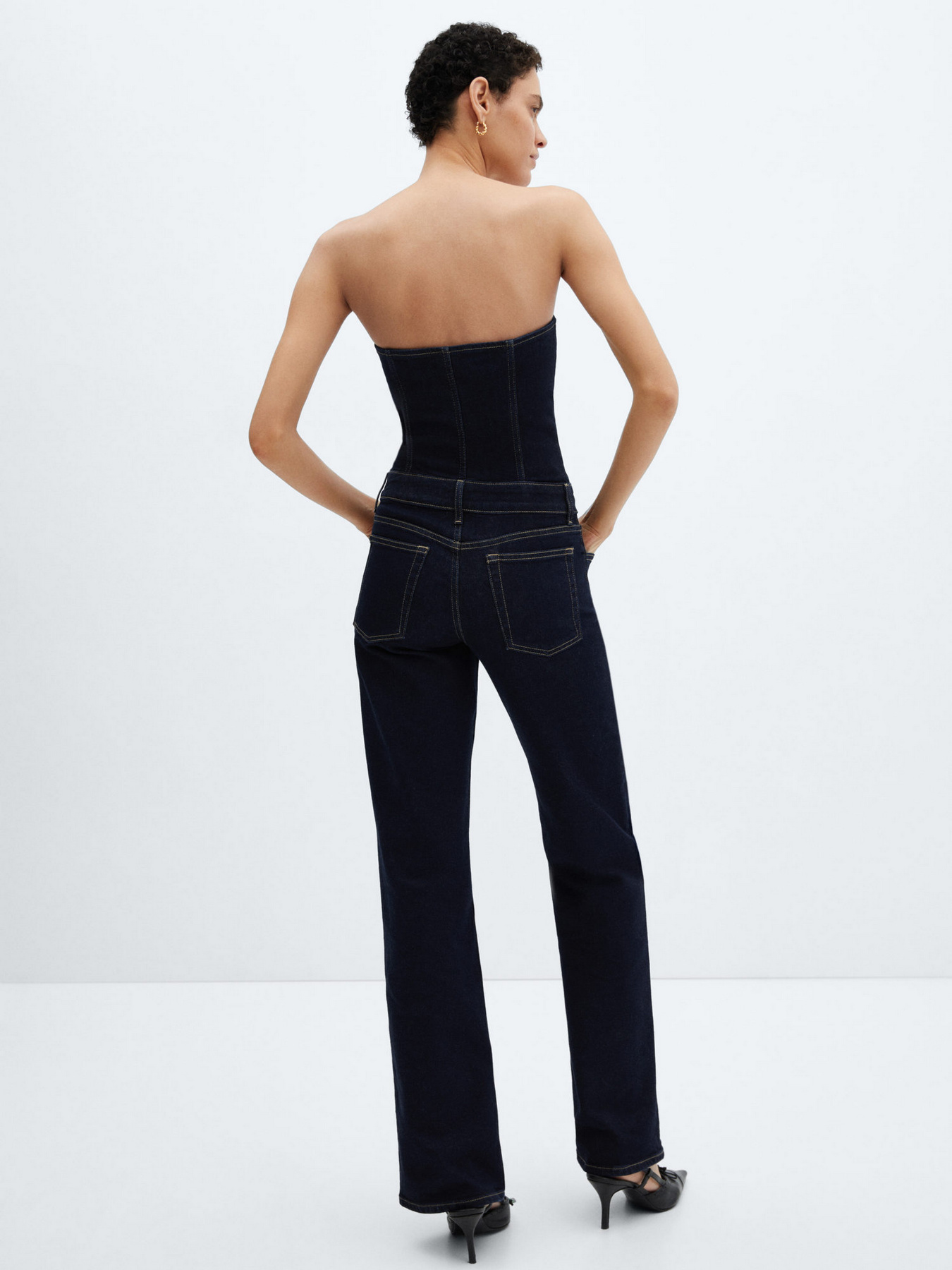 Джинсовий комбінезон MANGO Danielle модель 67050481_TS Фото