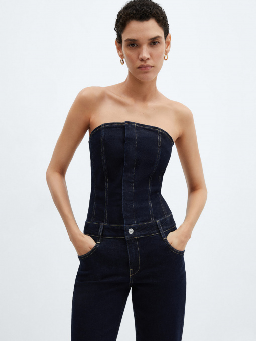 Джинсовый комбинезон MANGO Danielle модель 67050481_TS Фото