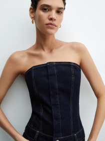 Джинсовый комбинезон MANGO Danielle модель 67050481_TS Фото