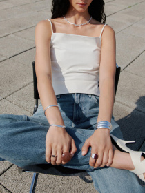 Широкие джинсы MANGO модель 17053320_TM Фото