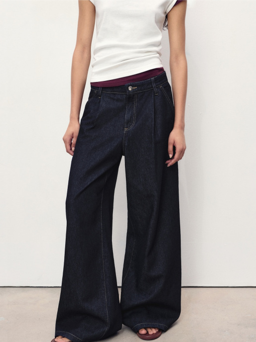 Широкие джинсы MANGO модель 17014096_TO Фото