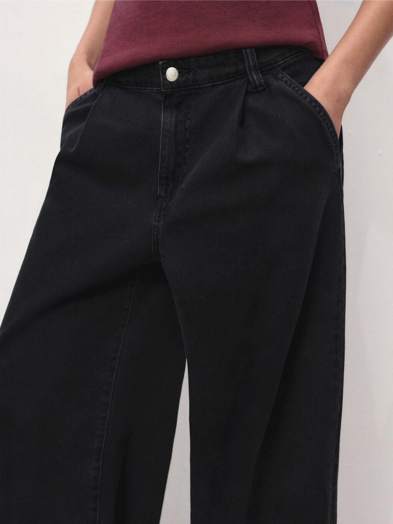 Широкие джинсы MANGO модель 17034095_TN Фото