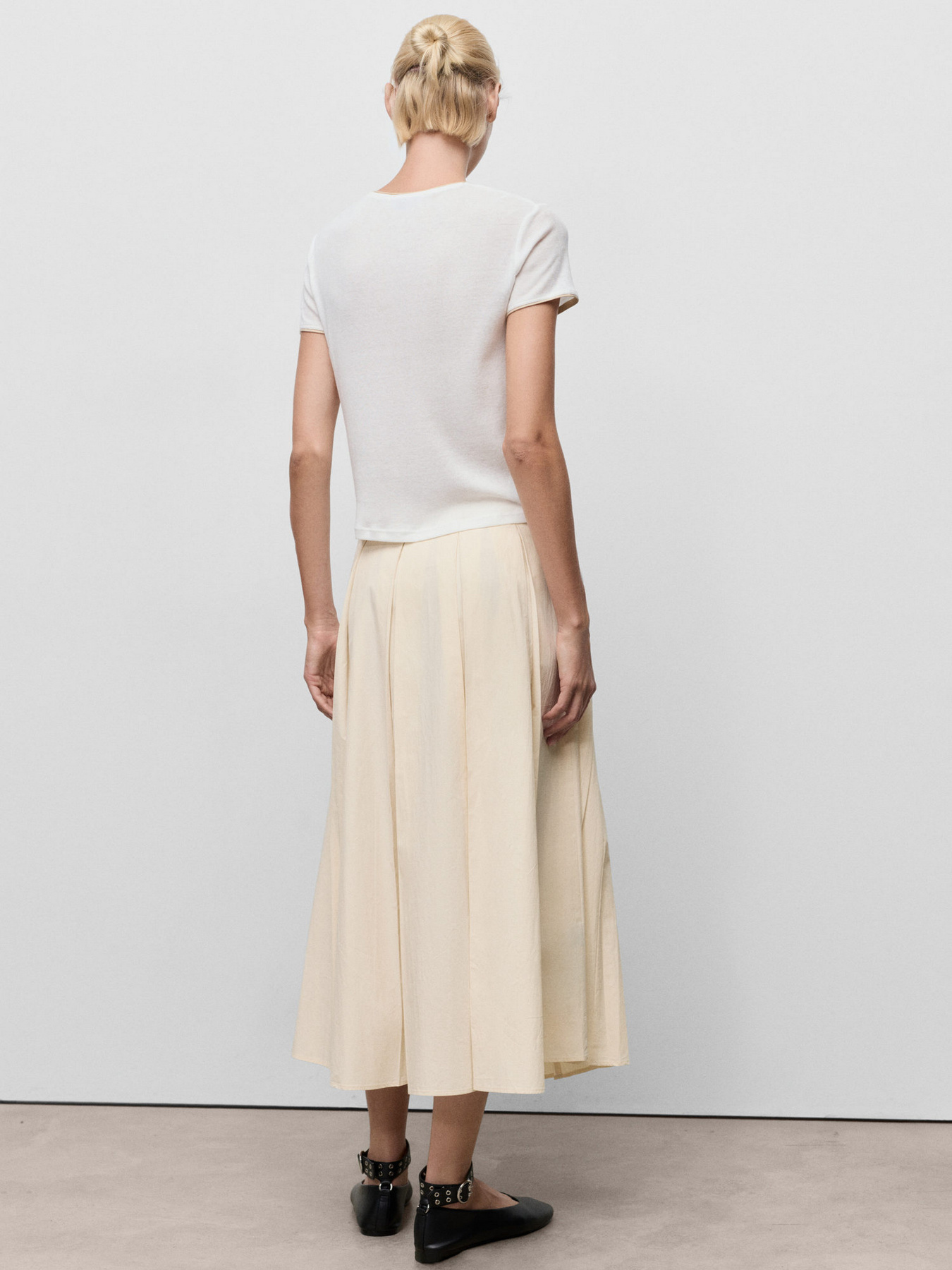 Спідниця міді MANGO модель 17084780_4 Фото