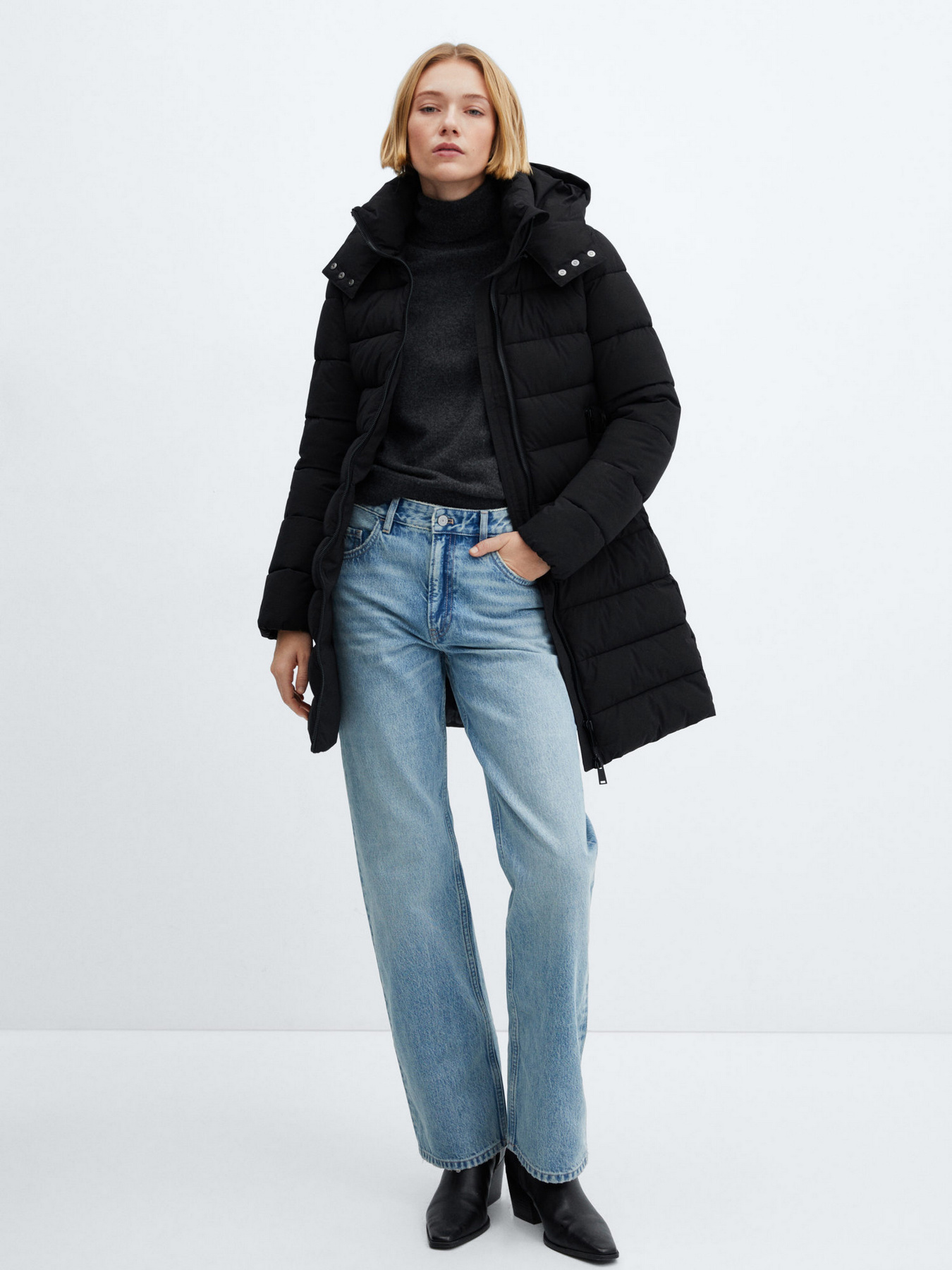 Зимова куртка MANGO Bego модель 67050641_99 Фото