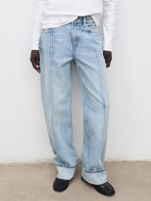 Прямые джинсы MANGO модель 17044100_TM Фото