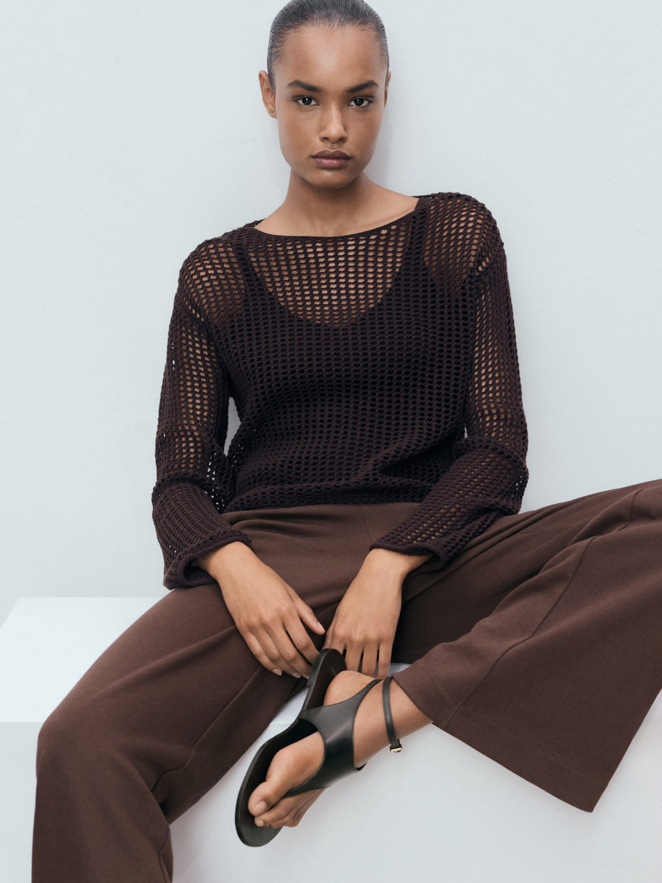 Штани палаццо MANGO модель 17084095_30 Фото