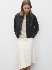 Куртка кожаная MANGO модель 17094433_99 Фото