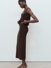 Юбка миди MANGO модель 17074098_32 Фото