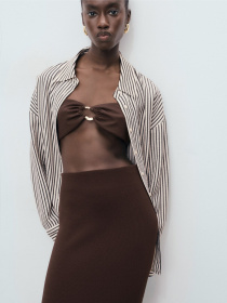 Юбка миди MANGO модель 17074098_32 Юбка миди MANGO модель 17074098_32 Фото