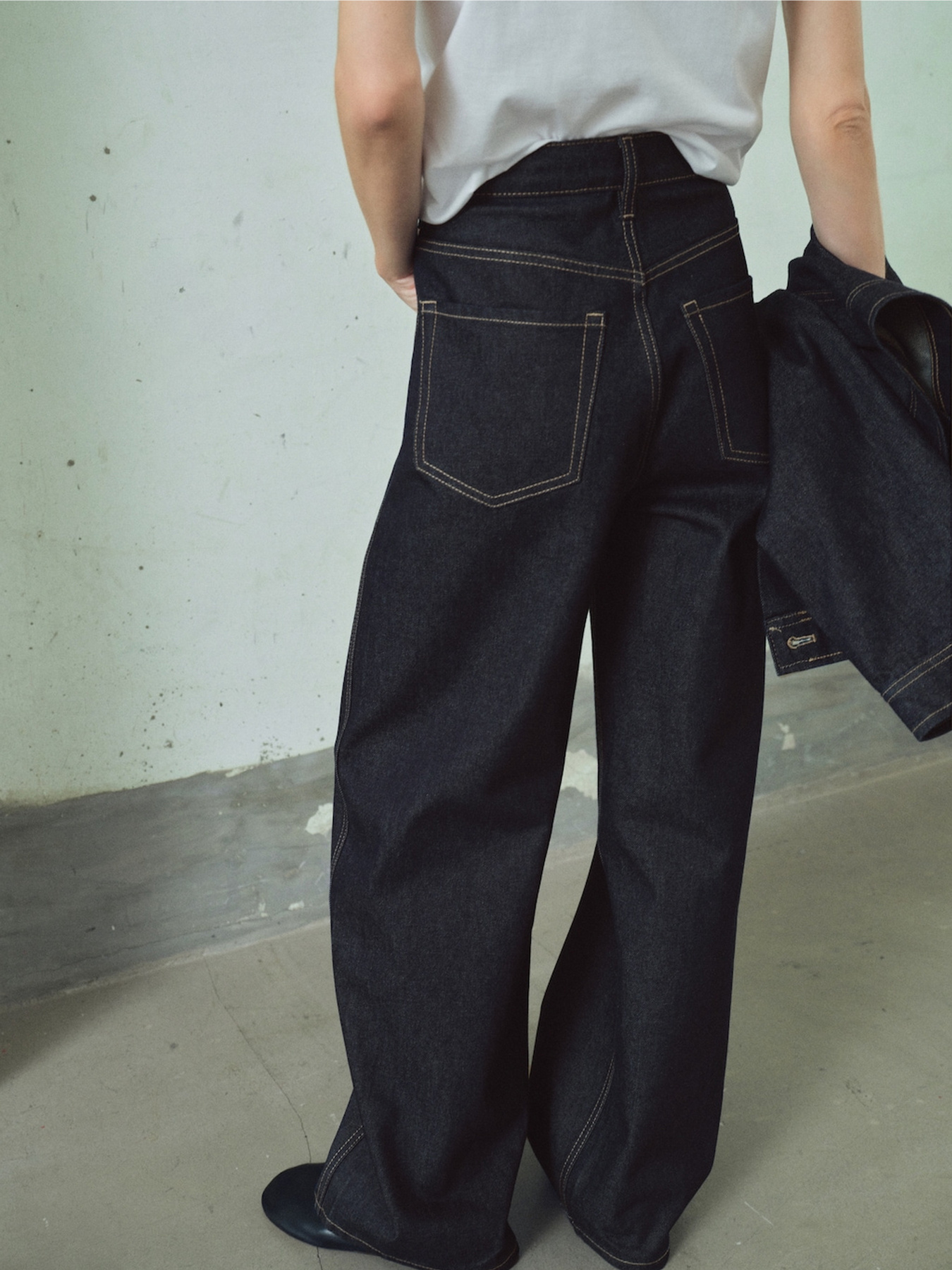 Широкие джинсы MANGO модель 17015816_TS Фото