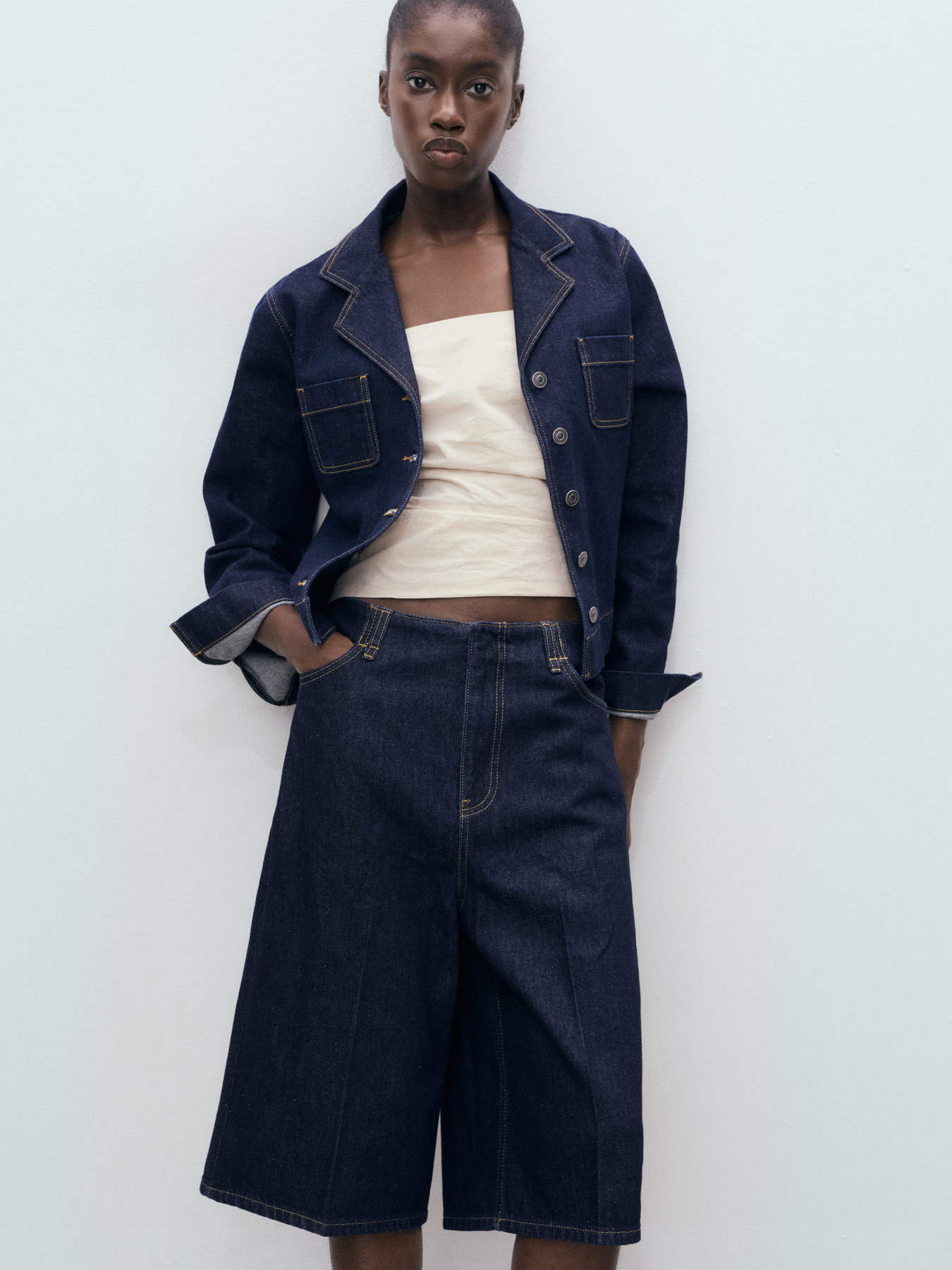 Шорты джинсовые MANGO модель 17073324_TS Фото