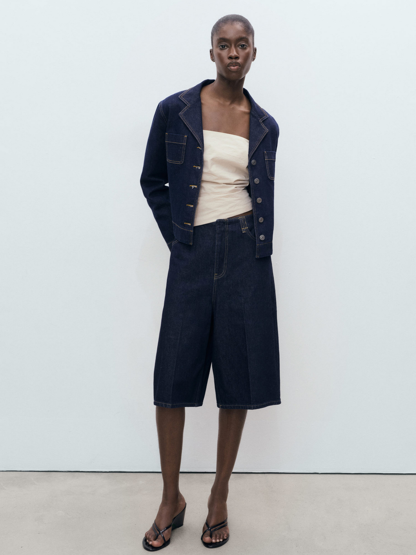 Шорты джинсовые MANGO модель 17073324_TS Фото