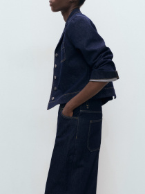 Джинсовые шорты MANGO модель 17073324_TS Фото