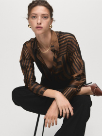 Рубашка повседневная MANGO модель 17035830_30 Рубашка повседневная MANGO модель 17035830_30 Фото