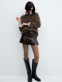 Юбка мини MANGO Caroline модель 67060456_77 Фото