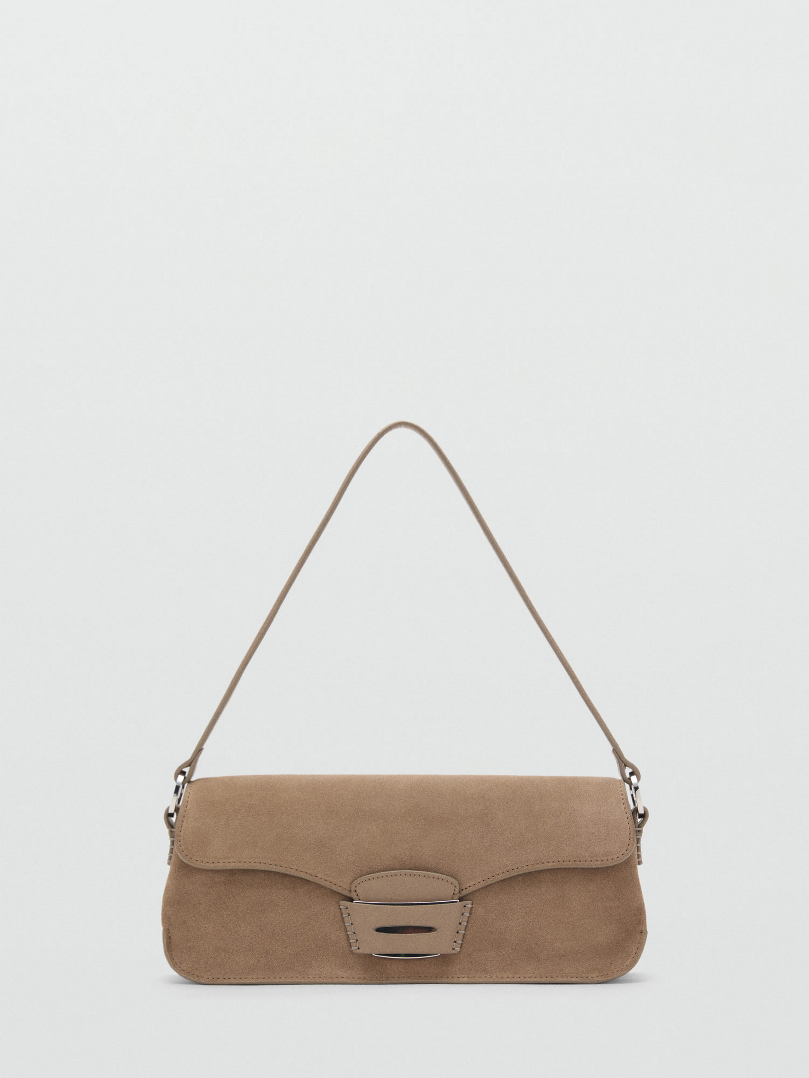 MANGO MASK Сумка (MNO4341) Жіноче, колір - Світло-коричневий, матеріал - Шкіра