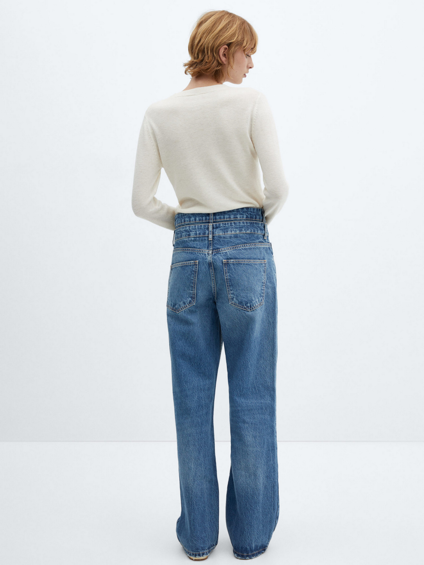 Прямі джинси MANGO Doro модель 67060485_TO Фото