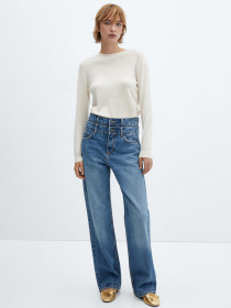 Прямі джинси MANGO Doro модель 67060485_TO Фото