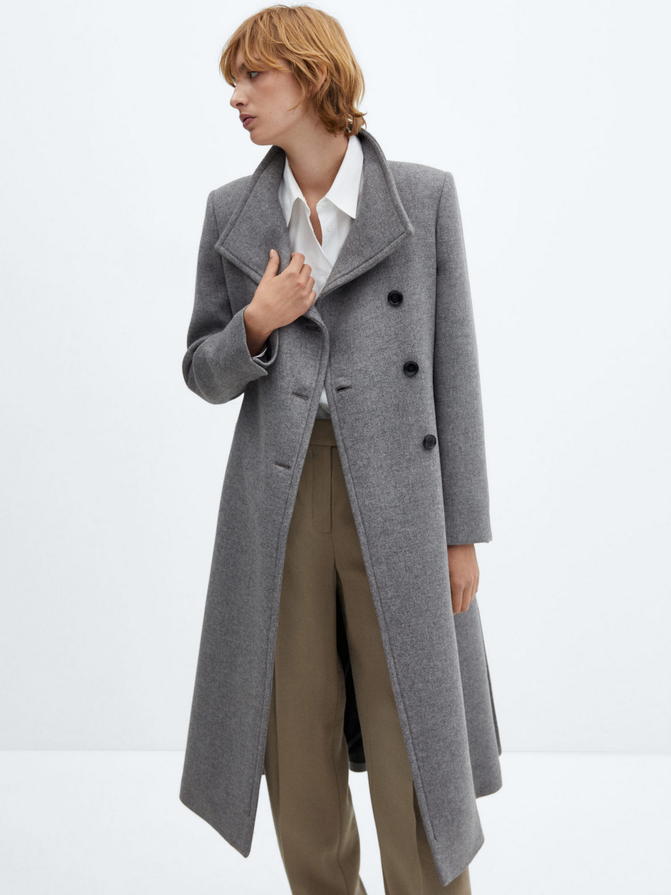 Пальто MANGO Sirenita модель 67060669_92 Фото